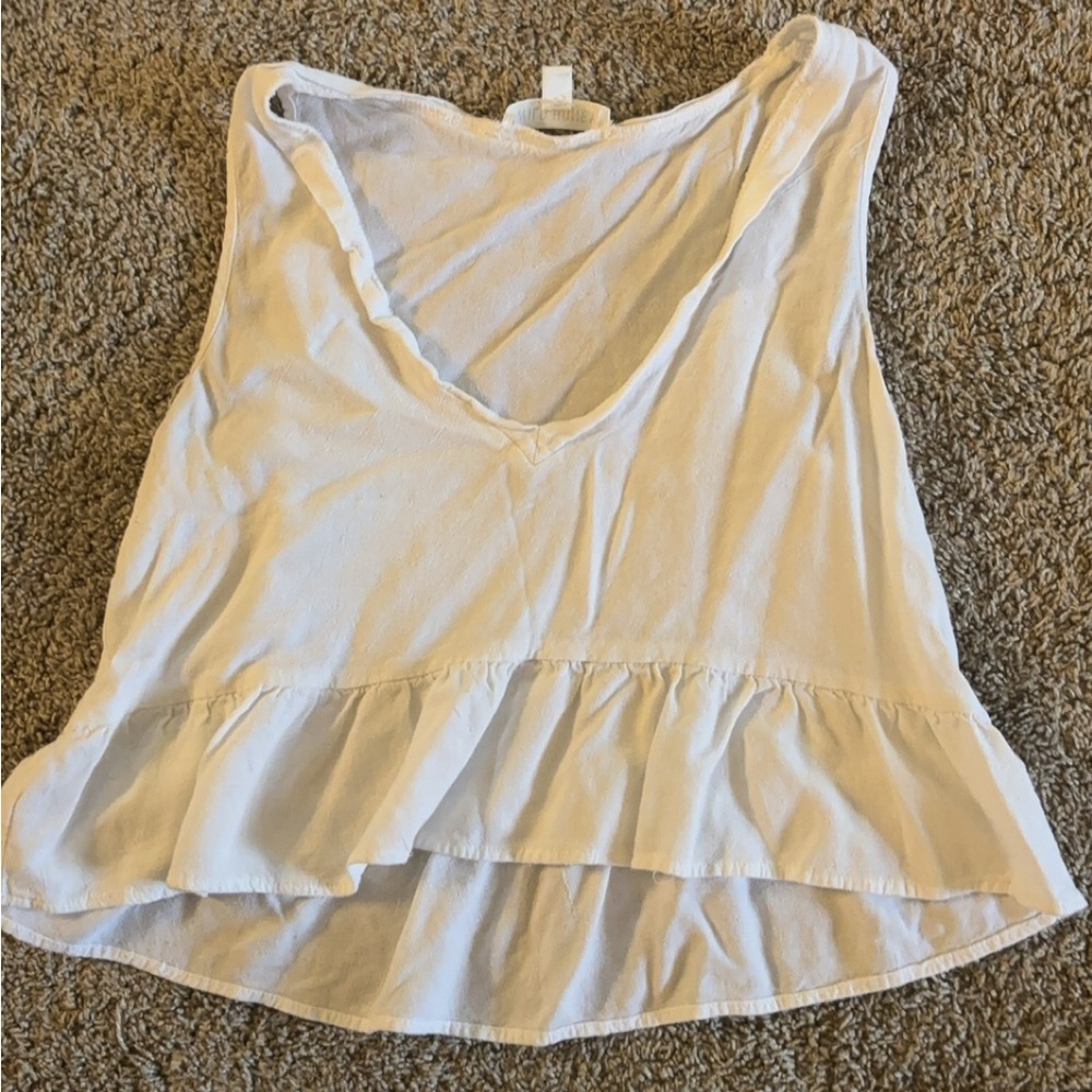 White tank top